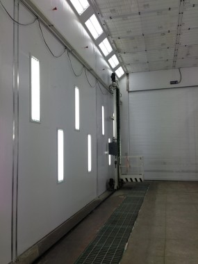 Строительство окрасочно-сушильной камеры для грузовых автомобилей ИВЕКО г Миаcс