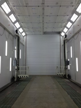 Строительство окрасочно-сушильной камеры для грузовых автомобилей ИВЕКО г Миаcс