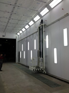 Строительство окрасочно-сушильной камеры для грузовых автомобилей ИВЕКО г Миаcс