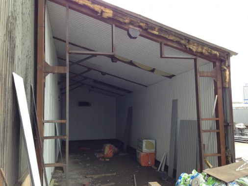 Строительство обитаемой дробеструйной камеры в уличном исполнении SPK-15 DB Россия