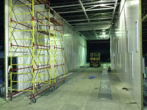 Окрасочно-сушильная камера для грузовых автомобилей ИВЕКО г. Миасс