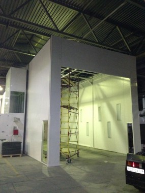 Окрасочно-сушильная камера для грузовых автомобилей ИВЕКО г. Миасс