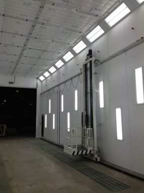 Окрасочно-сушильная камера для грузовых автомобилей ИВЕКО г. Миасс