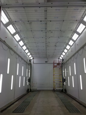 Окрасочно-сушильная камера для грузовых автомобилей ИВЕКО г. Миасс