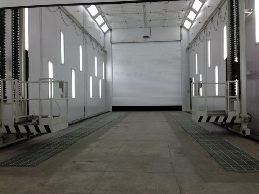 Окрасочно-сушильная камера для грузовых автомобилей ИВЕКО г. Миасс