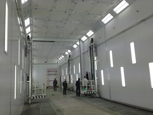 Окрасочно-сушильная камера для грузовых автомобилей ИВЕКО г. Миасс