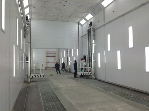 Окрасочно-сушильная камера для грузовых автомобилей ИВЕКО г. Миасс