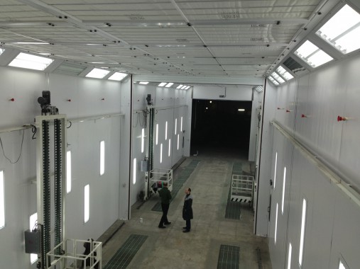 Окрасочно-сушильная камера для грузовых автомобилей ИВЕКО г. Миасс