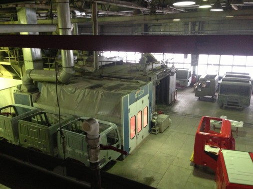Окрасочно-сушильная камера для грузовых автомобилей ИВЕКО г. Миасс