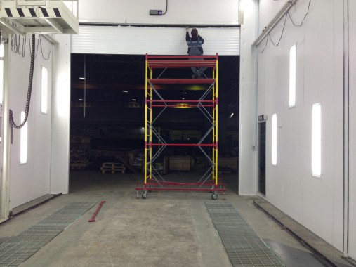 Окрасочно-сушильная камера для грузовых автомобилей ИВЕКО г. Миасс