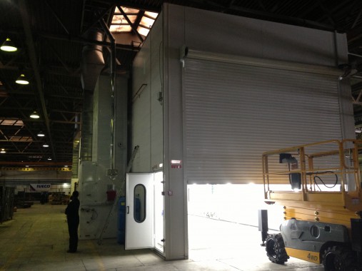 Окрасочно-сушильная камера для грузовых автомобилей ИВЕКО г. Миасс