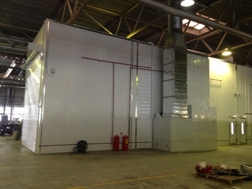 Окрасочно-сушильная камера для грузовых автомобилей ИВЕКО г. Миасс