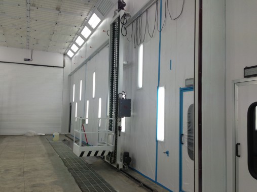 Окрасочно-сушильная камера для грузовых автомобилей ИВЕКО г. Миасс