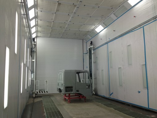 Окрасочно-сушильная камера для грузовых автомобилей ИВЕКО г. Миасс