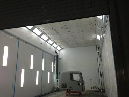Окрасочно-сушильная камера для грузовых автомобилей ИВЕКО г. Миасс