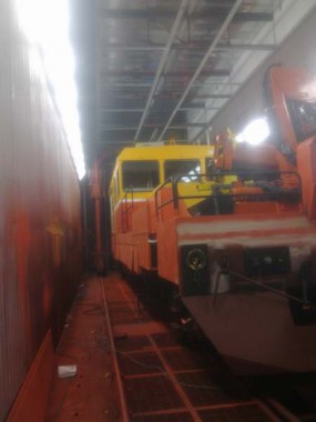 Реконструкция окрасочно-сушильной камеры для вагонов РПМ, г. Екатеринбург