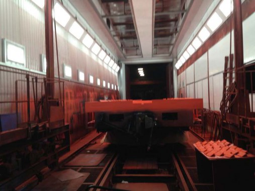 Реконструкция окрасочно-сушильной камеры для вагонов РПМ, г. Екатеринбург