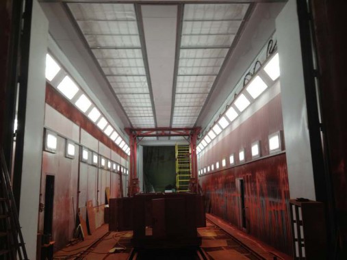 Реконструкция окрасочно-сушильной камеры для вагонов РПМ, г. Екатеринбург