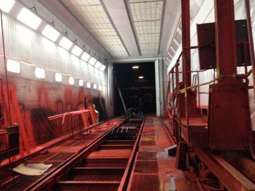 Реконструкция окрасочно-сушильной камеры для вагонов РПМ, г. Екатеринбург