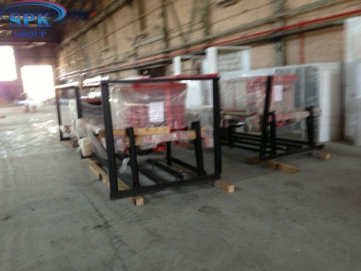 Окрасочно-сушильная камера для Ж/Д вагонов с возможностью разделения на 7 и 15 м SPK-22x6x6.5 Россия