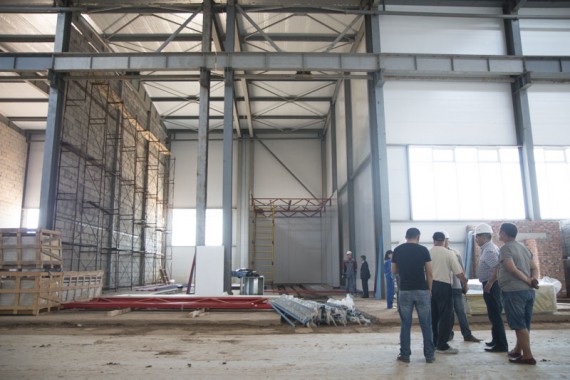 Строительство моечной камеры на Заводе по производству дизельных двигателей GEVO.