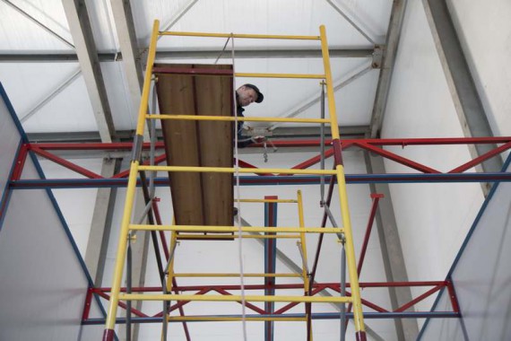 Строительство моечной камеры на Заводе по производству дизельных двигателей GEVO.