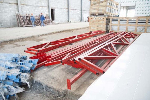 Строительство моечной камеры на Заводе по производству дизельных двигателей GEVO.