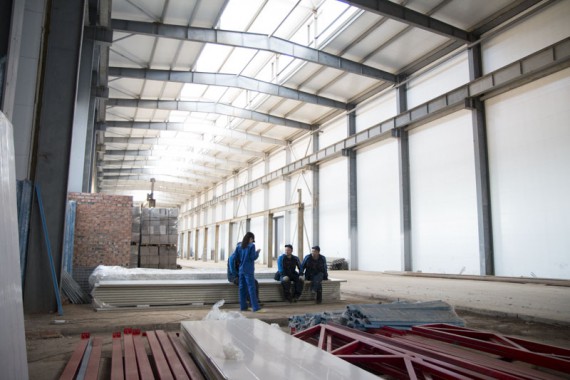 Строительство моечной камеры на Заводе по производству дизельных двигателей GEVO.