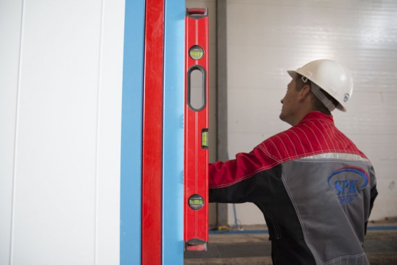 Строительство моечной камеры на Заводе по производству дизельных двигателей GEVO.