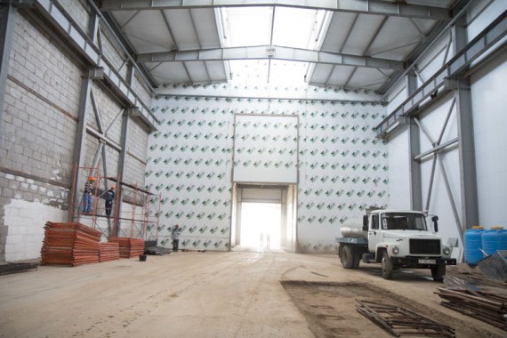 Строительство моечной камеры на Заводе по производству дизельных двигателей GEVO.