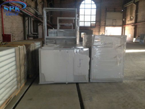 Окрасочно-сушильная камера для Ж/Д вагонов с возможностью разделения на 7 и 15 м SPK-22x6x6.5 Россия