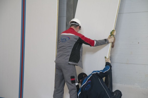 Строительство моечной камеры на Заводе по производству дизельных двигателей GEVO.