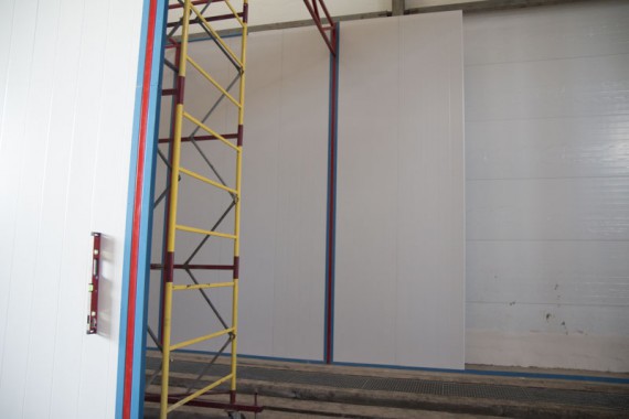 Строительство моечной камеры на Заводе по производству дизельных двигателей GEVO.