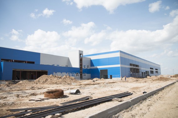 Строительство моечной камеры на Заводе по производству дизельных двигателей GEVO.