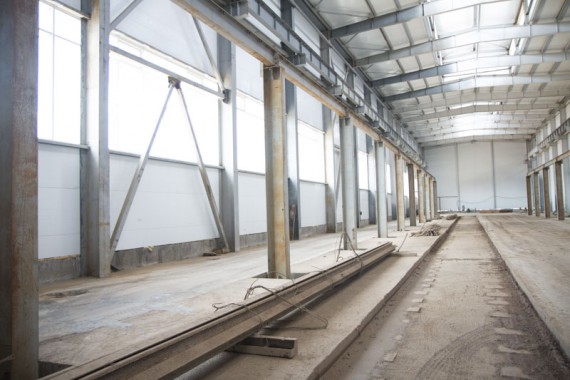 Строительство моечной камеры на Заводе по производству дизельных двигателей GEVO.