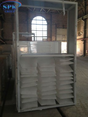 Окрасочно-сушильная камера для Ж/Д вагонов с возможностью разделения на 7 и 15 м SPK-22x6x6.5 Россия