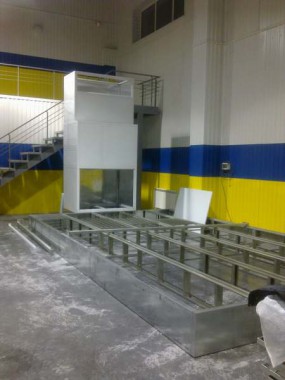 Реставрация покрасочно-сушильной камеры ЧЕРИ г. Нижний Тагил (установка трех зон подготовки к окраске)