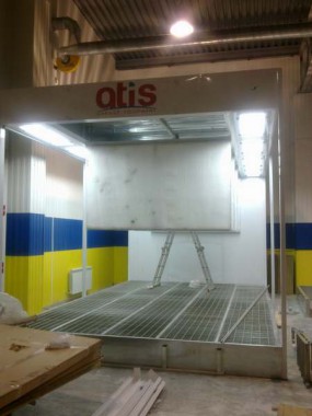 Реставрация покрасочно-сушильной камеры ЧЕРИ г. Нижний Тагил (установка трех зон подготовки к окраске)