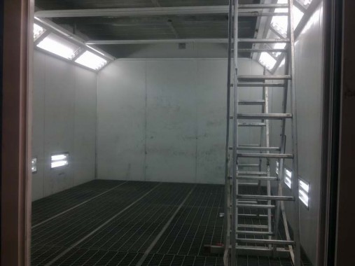 Реставрация покрасочно-сушильной камеры ЧЕРИ г. Нижний Тагил (установка трех зон подготовки к окраске)