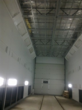 Демонтаж покрасочно-сушильной камеры для металлоконструкций "СтройМеханизация"