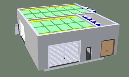 Окрасочно-сушильная камера для кабин электровозов SPK-16x14x5 Россия