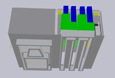 Окрасочно-сушильная камера для кабин электровозов SPK-16x14x5 Россия