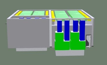 Окрасочно-сушильная камера для кабин электровозов SPK-16x14x5 Россия