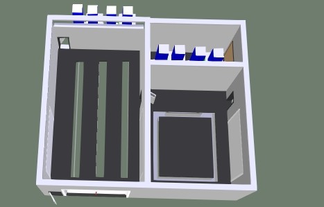 Окрасочно-сушильная камера для кабин электровозов SPK-16x14x5 Россия