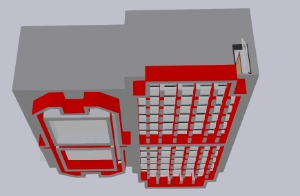 Окрасочно-сушильная камера для кабин электровозов SPK-16x14x5 Россия