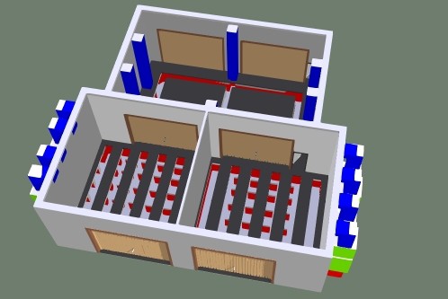 Окрасочно-сушильная камера для кабин электровозов SPK-16x14x5 Россия