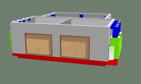 Окрасочно-сушильная камера для кабин электровозов SPK-16x14x5 Россия