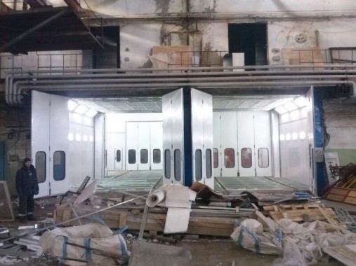 Окрасочно-сушильная камера для кабин электровозов SPK-16x14x5 Россия