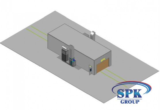 Окрасочно-сушильная камера для металлоконструкций SPK Италия