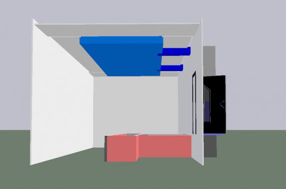 Модернизация покрасочной камеры для грузовых автомобилей г. Арамиль Урал